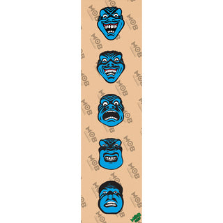 Mob Skateboard Griptape Santa Cruz Speed Wheels Face Clear 9" x 33" Sheet