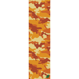 Mob Skateboard Griptape Camo 2 Graphic Sheet 9" x 33" Orange