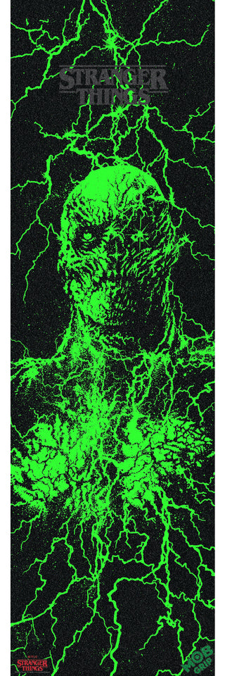 Mob x Stranger Things Skateboard Grip Tape Vecna Glow in the Dark 10" x 33"
