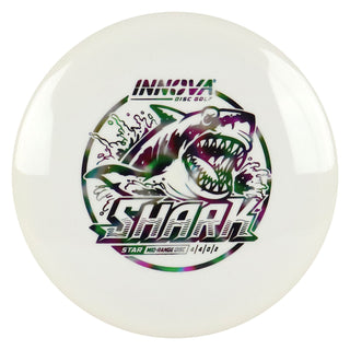 Innova Disc Golf Star Shark Midrange Disc 4/4/0/2 White/Jellybean 177 grams