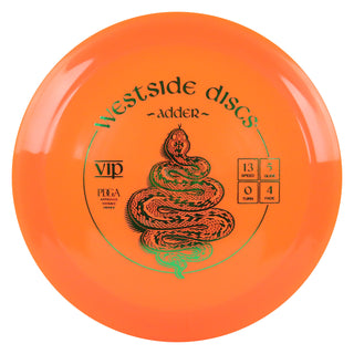 Westside Disc Golf VIP Adder Distance Driver 13/5/0/4 Orange/Green 174 grams