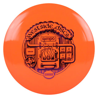 Westside Disc Golf Tournament Sampo Fairway Driver 10/4/-1/2 Orange/Purple 174 grams