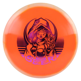 Westside Disc Golf VIP Moonshine Orbit Seer Changes Fairway Driver 7/5/-2/1 Orange/Purple 173 grams