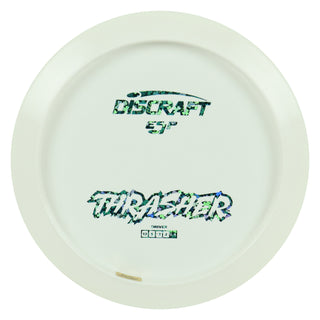 Discraft Disc Golf ESP Thrasher Solid White Distance Driver 12/5/-3/2 White/Shamrocks 167-169g