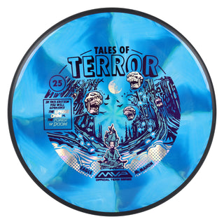 MVP Disc Golf Neutron Ohm Eagle McMahon 2025 Halloween SE Putter 2/5/0/1 Dark Blue Aqua 174 grams