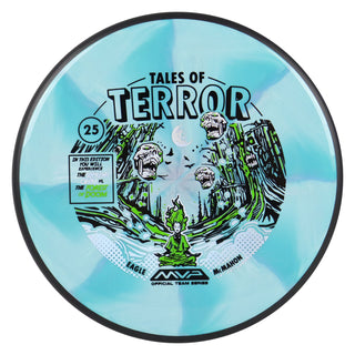 MVP Disc Golf Neutron Ohm Eagle McMahon 2025 Halloween SE Putter 2/5/0/1 Turquoise 173 grams