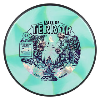 MVP Disc Golf Neutron Ohm Eagle McMahon 2025 Halloween SE Putter 2/5/0/1 Aqua 173 grams