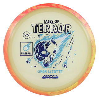 Axiom Disc Golf Particle Eclipse Fireball Simon Lizotte 2025 Halloween SE Distance Driver 9/3.5/0/3.5 Indigo Blue/Orange Yellow 173 grams