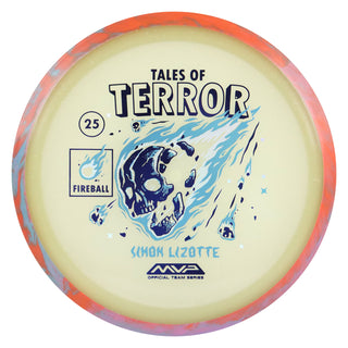 Axiom Disc Golf Particle Eclipse Fireball Simon Lizotte 2025 Halloween SE Distance Driver 9/3.5/0/3.5 Indigo Blue/Orange Blue Pink 172 grams