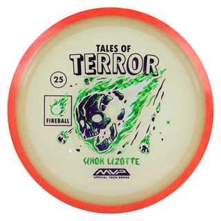 Axiom Disc Golf Particle Eclipse Fireball Simon Lizotte 2025 Halloween SE Distance Driver 9/3.5/0/3.5 Purple Green Shatter/Red Orange 171 grams