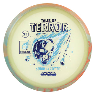 Axiom Disc Golf Particle Eclipse Fireball Simon Lizotte 2025 Halloween SE Distance Driver 9/3.5/0/3.5 Indigo Blue/Orange Slate 172 grams