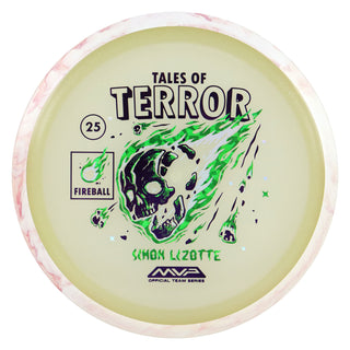 Axiom Disc Golf Particle Eclipse Fireball Simon Lizotte 2025 Halloween SE Distance Driver 9/3.5/0/3.5 Purple Green Shatter/White Red 173 grams