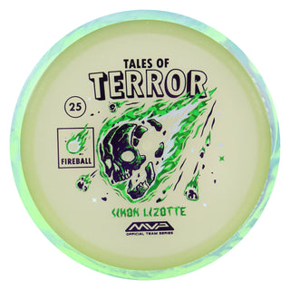 Axiom Disc Golf Particle Eclipse Fireball Simon Lizotte 2025 Halloween SE Distance Driver 9/3.5/0/3.5 Purple Green Shatter/Lime Blue 171 grams