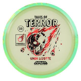 Axiom Disc Golf Particle Eclipse Fireball Simon Lizotte 2025 Halloween SE Distance Driver 9/3.5/0/3.5 Black Red Holo/Lime Green 173 grams