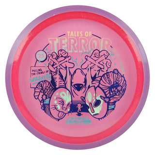 Axiom Disc Golf Particle Proton Insanity Silva Saarinen 2025 Halloween SE Distance Driver 9/5/-2/1.5 Hot Pink/Purple 175 grams