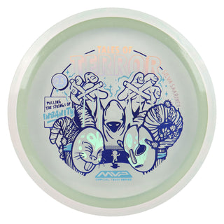 Axiom Disc Golf Particle Proton Insanity Silva Saarinen 2025 Halloween SE Distance Driver 9/5/-2/1.5 Clear/White 173 grams