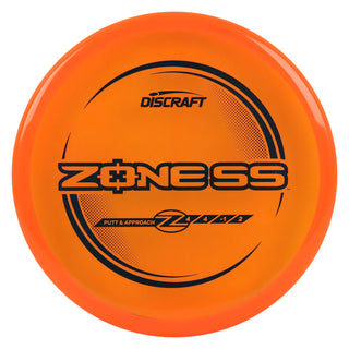Discraft Disc Golf Z Line Zone SS Putt and Approach 4/4/-1/2 Orange/Navy 173-174g