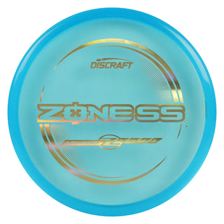 Discraft Disc Golf Z Line Zone SS Putt and Approach 4/4/-1/2 Blue/Gold Holo 173-174g