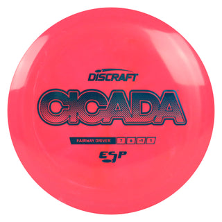 Discraft Disc Golf ESP Cicada Fairway Driver 7/6/-1/1 Bright Red/Turquoise 167-169g