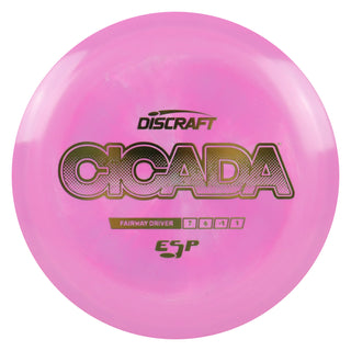 Discraft Disc Golf ESP Cicada Fairway Driver 7/6/-1/1 Pink/Gold 175-176g