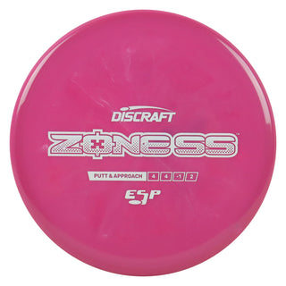Discraft Disc Golf ESP Zone SS Putt and Approach 4/4/-1/2 Dark Pink/White 173-174g