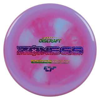 Discraft Disc Golf ESP Zone SS Putt and Approach 4/4/-1/2 Purple Maroon/Rainbow Stars 170-172g