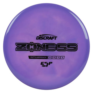 Discraft Disc Golf ESP Zone SS Putt and Approach 4/4/-1/2 Purple Pink/Black 170-172g