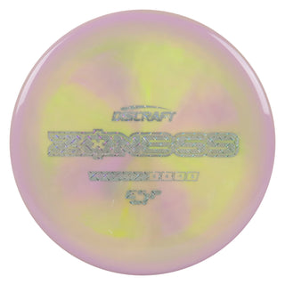Discraft Disc Golf ESP Zone SS Putt and Approach 4/4/-1/2 Purple Lime/Metal Plate 173-174g