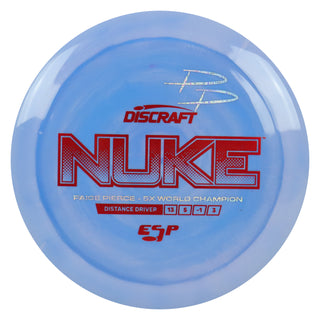 Discraft Disc Golf Paige Pierce Signature ESP Nuke Driver 13/5/-1/3 Lavender Blue/Red/Cubic Prisms 170-172g
