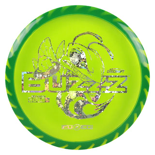 Discraft Disc Golf Fuzed Line Buzzz with Saw Pattern Midrange 5/4/-1/1 Forest Green with Blue Saw/Buzzz Holo 177-180g