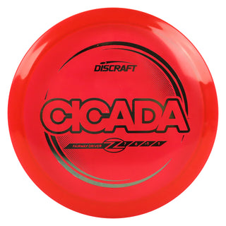 Discraft Disc Golf Z Line Cicada Fairway Driver 7/6/-1/1 Red/Silver 170-172g