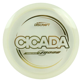 Discraft Disc Golf Z Line Cicada Fairway Driver 7/6/-1/1 White/Gold 167-169g