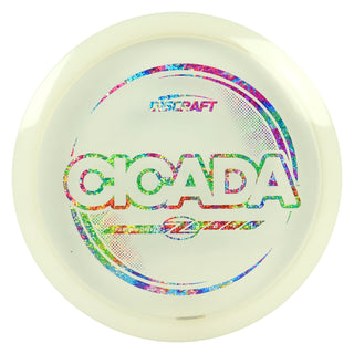 Discraft Disc Golf Z Line Cicada Fairway Driver 7/6/-1/1 White/Tie Dye Shimmer 160-163g