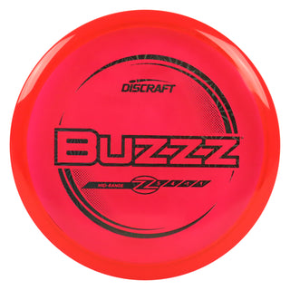 Discraft Disc Golf Z Line Buzzz Midrange Disc 5/4/-1/1 Red/Black Prisms 175-176g