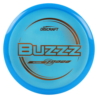Discraft Disc Golf Z Line Buzzz Midrange Disc 5/4/-1/1 Blue/Orange 164-166g