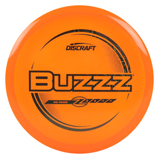 Discraft Disc Golf Z Line Buzzz Midrange Disc 5/4/-1/1 Orange/Black Stars 160-163g