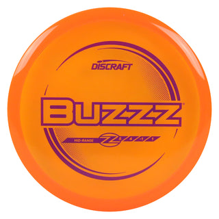 Discraft Disc Golf Z Line Buzzz Midrange Disc 5/4/-1/1 Orange/Flat Purple 175-176g