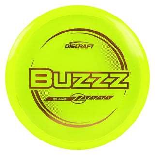 Discraft Disc Golf Z Line Buzzz Midrange Disc 5/4/-1/1 Yellow/Bronze 170-172g