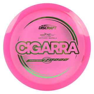 Discraft Disc Golf Anthony Barela Signature Series Z Line Cigarra Fairway Driver 7/6/-1/2 Pink/Olive 167-169g
