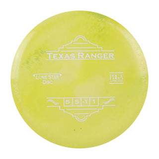 Lone Star Disc Golf Lima Ranger Midrange 5/5/-1/1 Yellow/White 155 grams