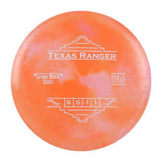 Lone Star Disc Golf Lima Ranger Midrange 5/5/-1/1 Orange Pink/White 154 grams