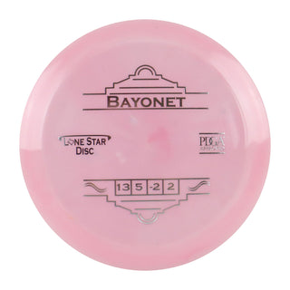 Lone Star Disc Golf Alpha Bayonet Distance Driver 13/5/-2/2 Pink/Silver 171 grams