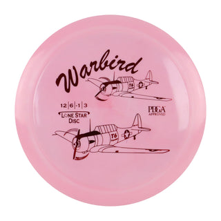 Lone Star Disc Golf Bravo Warbird Distance Driver 12/6/-1/3 Pink/Red 173 grams