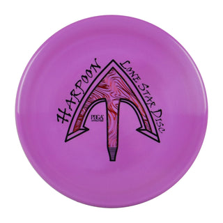 Lone Star Disc Golf Alpha Harpoon Midrange 4/3/0/1 Dark Purple/Red 176 grams