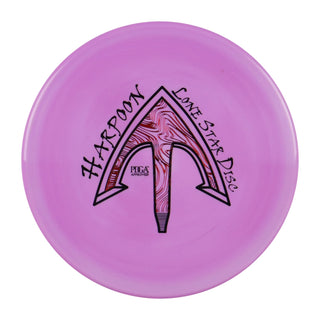 Lone Star Disc Golf Alpha Harpoon Midrange 4/3/0/1 Purple/Red 176 grams