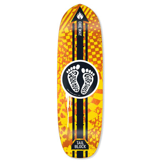 Black Label Skateboard Deck Jason Adams Curb Surfer 9.75" x 32.825"