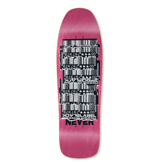 Black Label Skateboard Deck Shredded Barcode Street Thing Assorted 9.88" x 32.25"