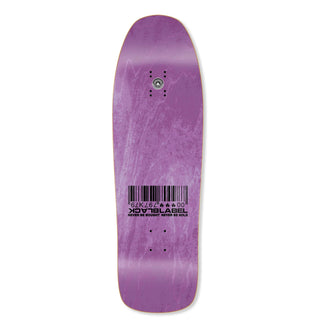 Black Label Skateboard Deck Shredded Barcode Street Thing Assorted 9.88" x 32.25"