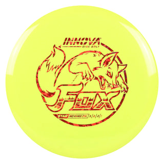 Innova Disc Golf Star Fox Midrange 5/6/-2/1 Yellow/Red Shatter 159 grams