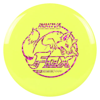 Innova Disc Golf Star Fox Midrange 5/6/-2/1 Yellow/Magenta Shatter 180 grams
